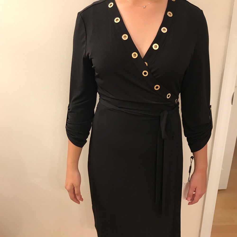 Black Wrap Dress